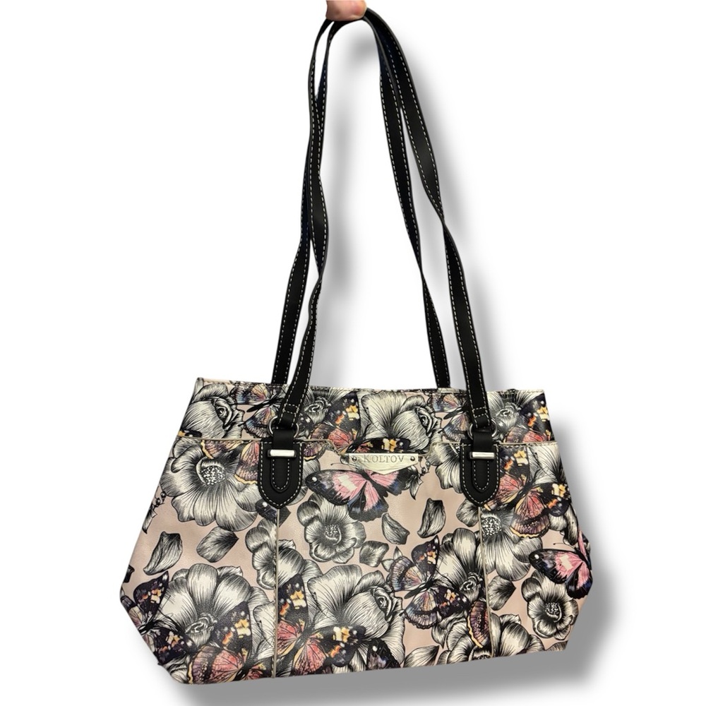 Koltov Floral Butterfly Shoulder Bag - New Without Tags